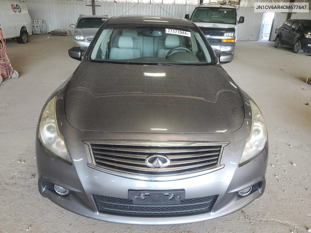 2012 Infiniti G37 VIN: JN1CV6AR4CM677647 Lot: 77171944