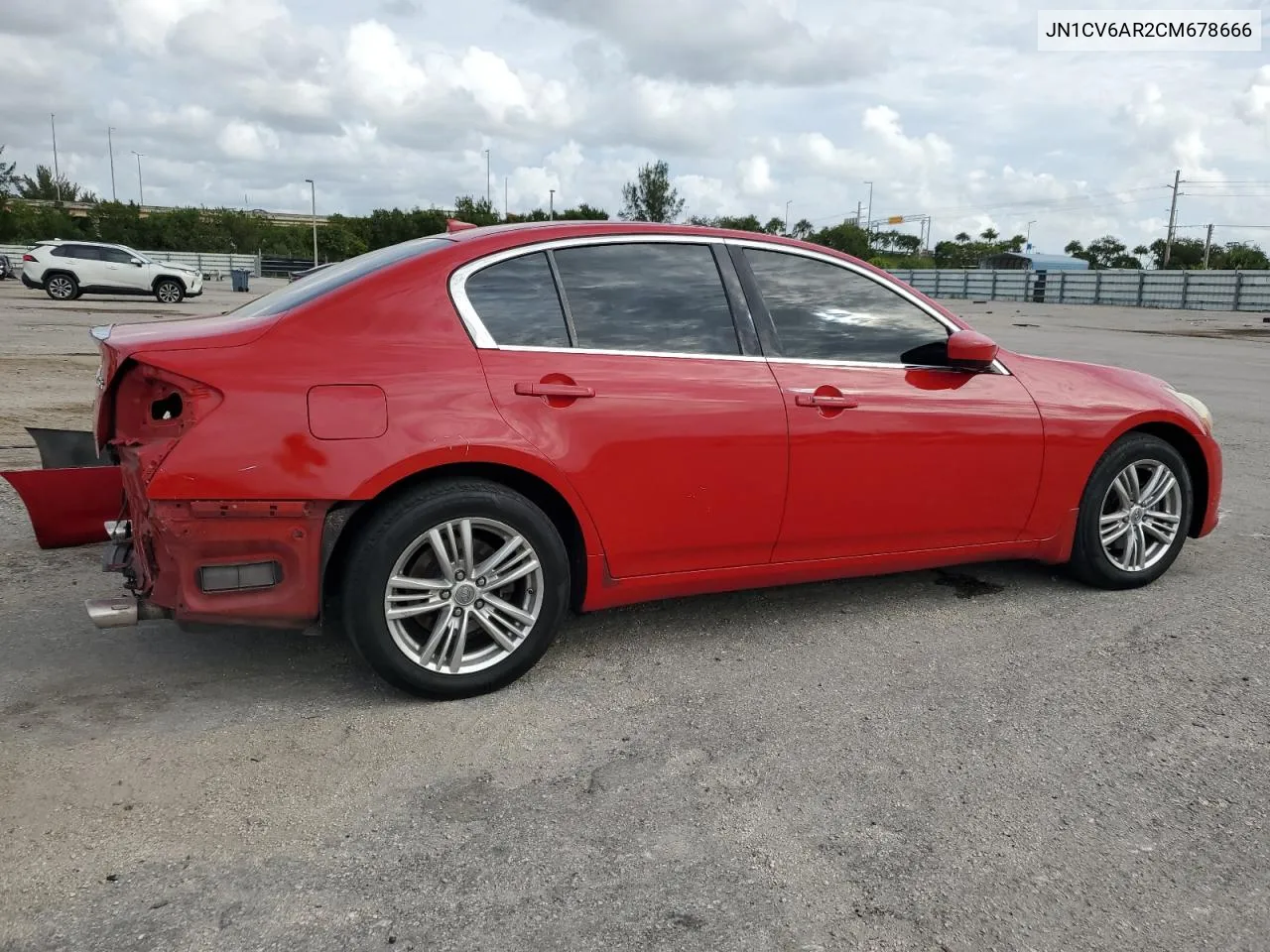 2012 Infiniti G37 VIN: JN1CV6AR2CM678666 Lot: 77655174