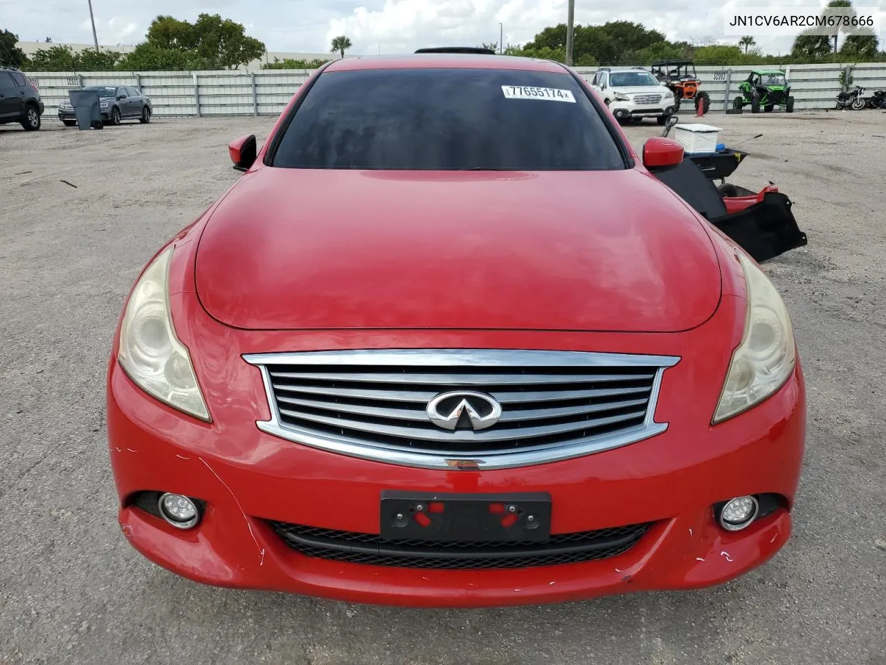 2012 Infiniti G37 VIN: JN1CV6AR2CM678666 Lot: 77655174