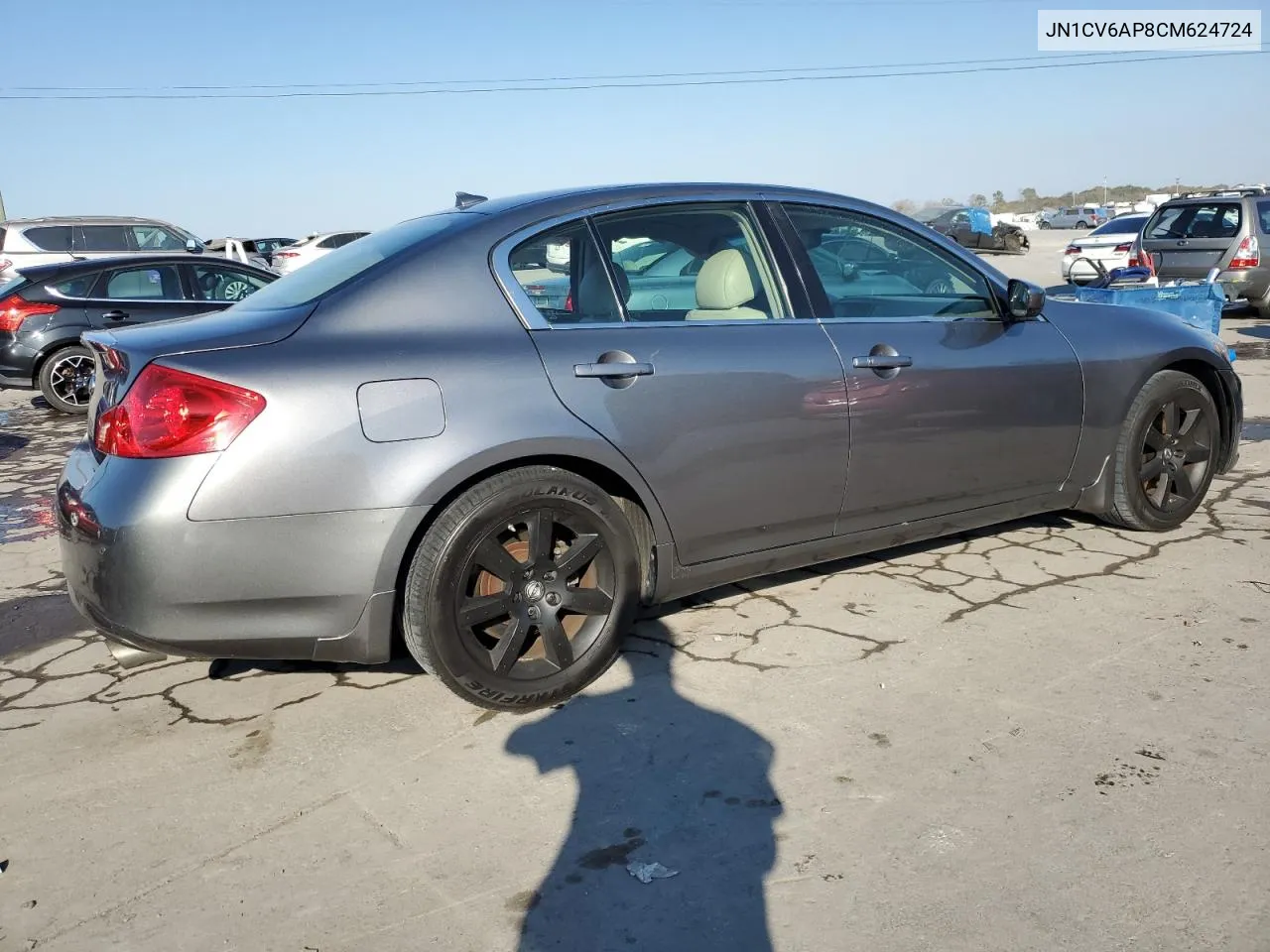 2012 Infiniti G37 Base VIN: JN1CV6AP8CM624724 Lot: 77997084