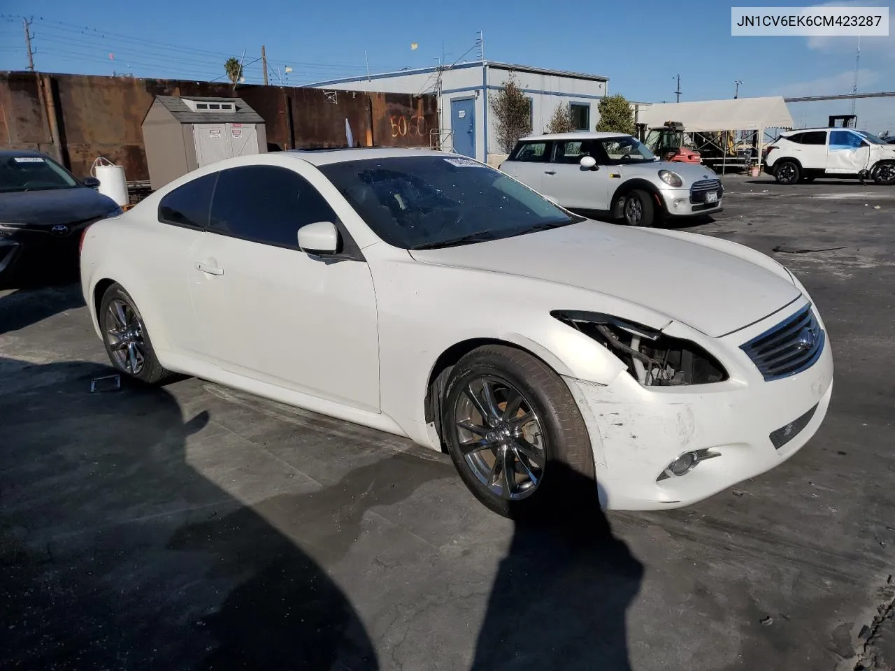 2012 Infiniti G37 Base VIN: JN1CV6EK6CM423287 Lot: 78401844