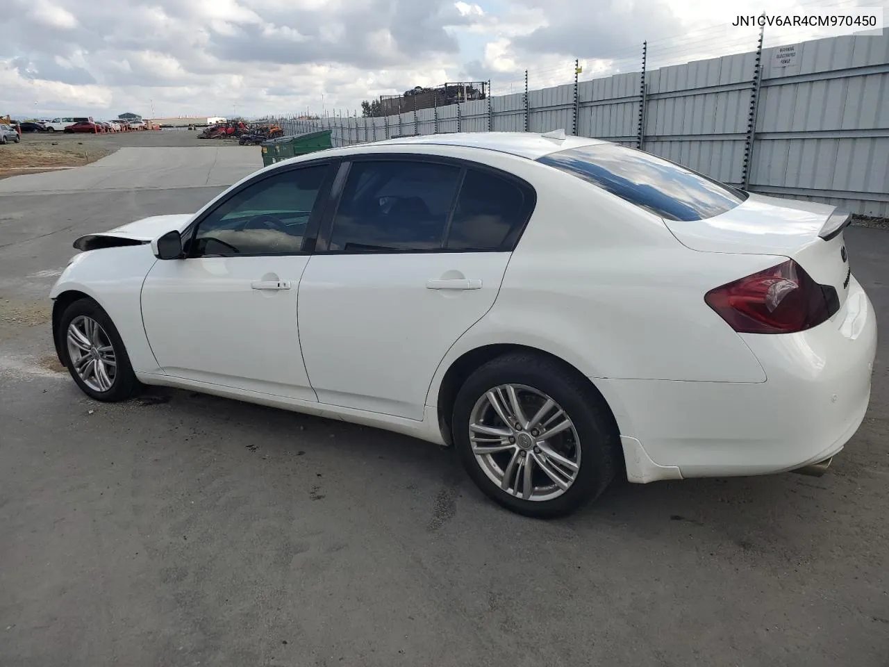 2012 Infiniti G37 VIN: JN1CV6AR4CM970450 Lot: 78552084