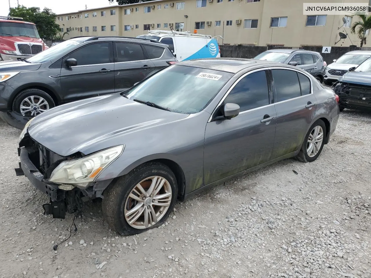 2012 Infiniti G37 Base VIN: JN1CV6AP1CM936058 Lot: 79876024