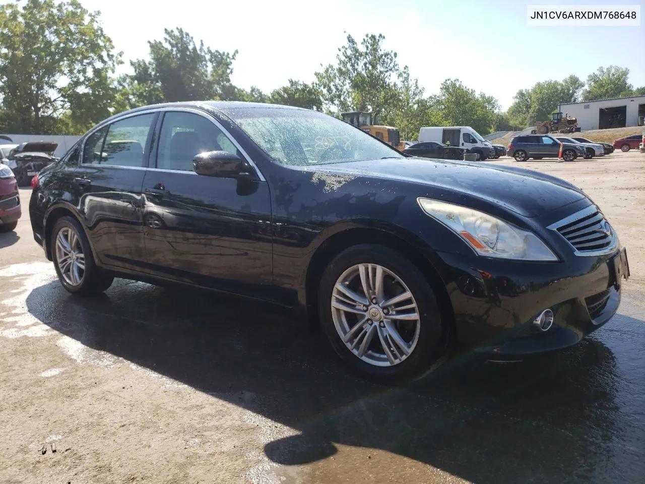 2013 Infiniti G37 VIN: JN1CV6ARXDM768648 Lot: 59898684