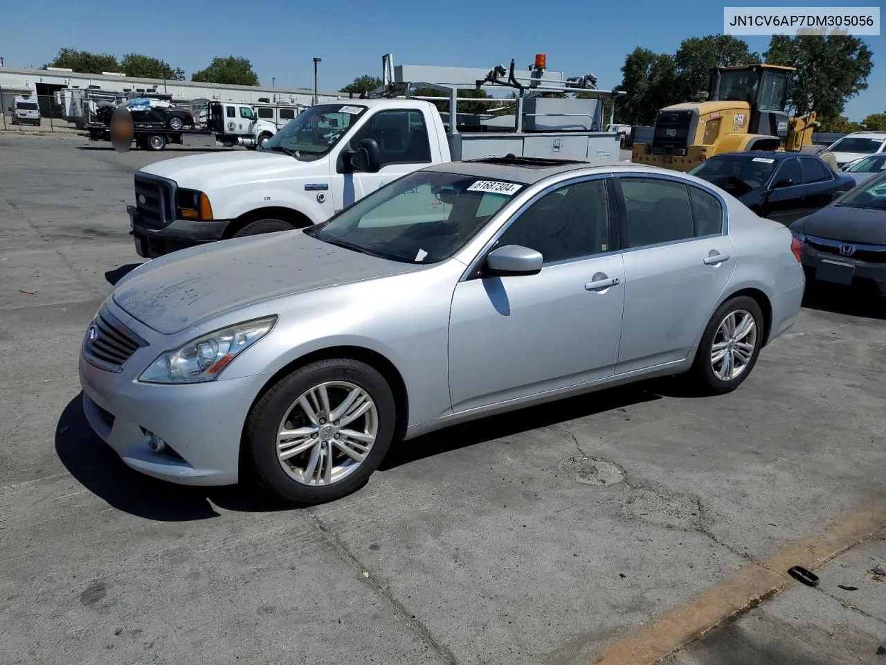 2013 Infiniti G37 Base VIN: JN1CV6AP7DM305056 Lot: 61687304