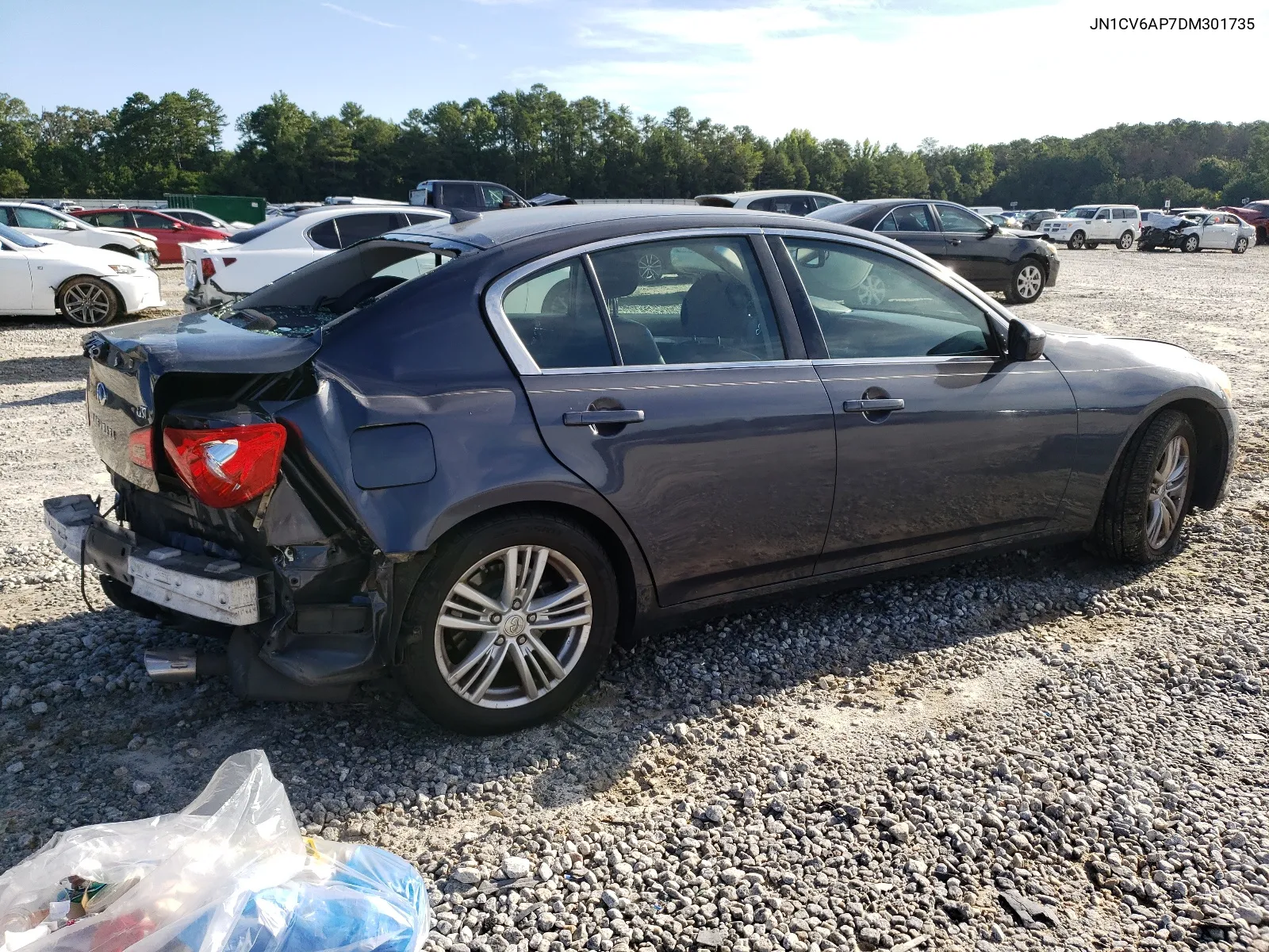 2013 Infiniti G37 Base VIN: JN1CV6AP7DM301735 Lot: 62400414