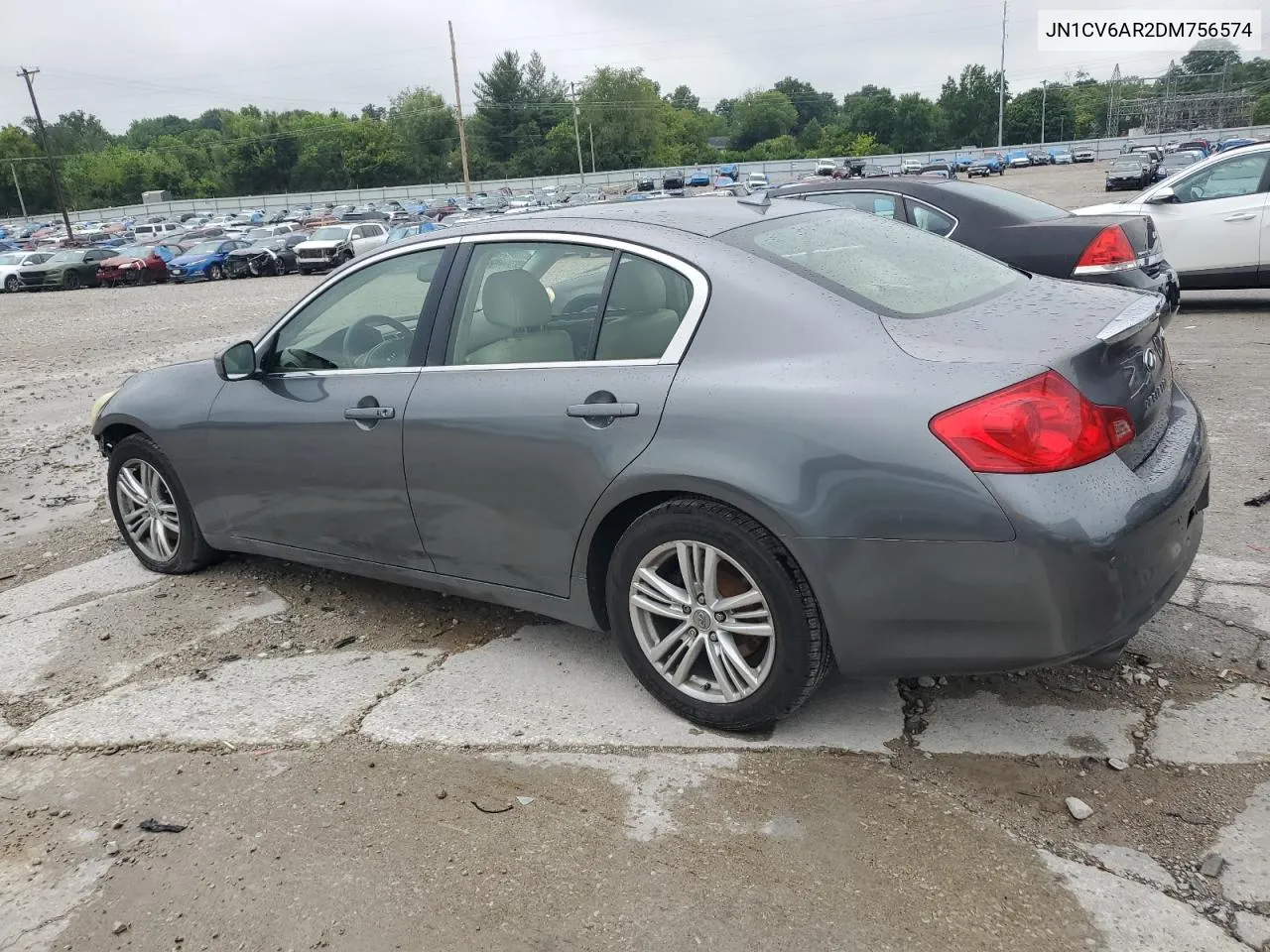 2013 Infiniti G37 VIN: JN1CV6AR2DM756574 Lot: 62678124