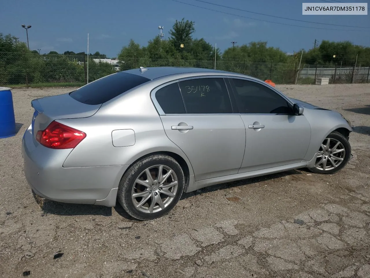 2013 Infiniti G37 VIN: JN1CV6AR7DM351178 Lot: 64461854