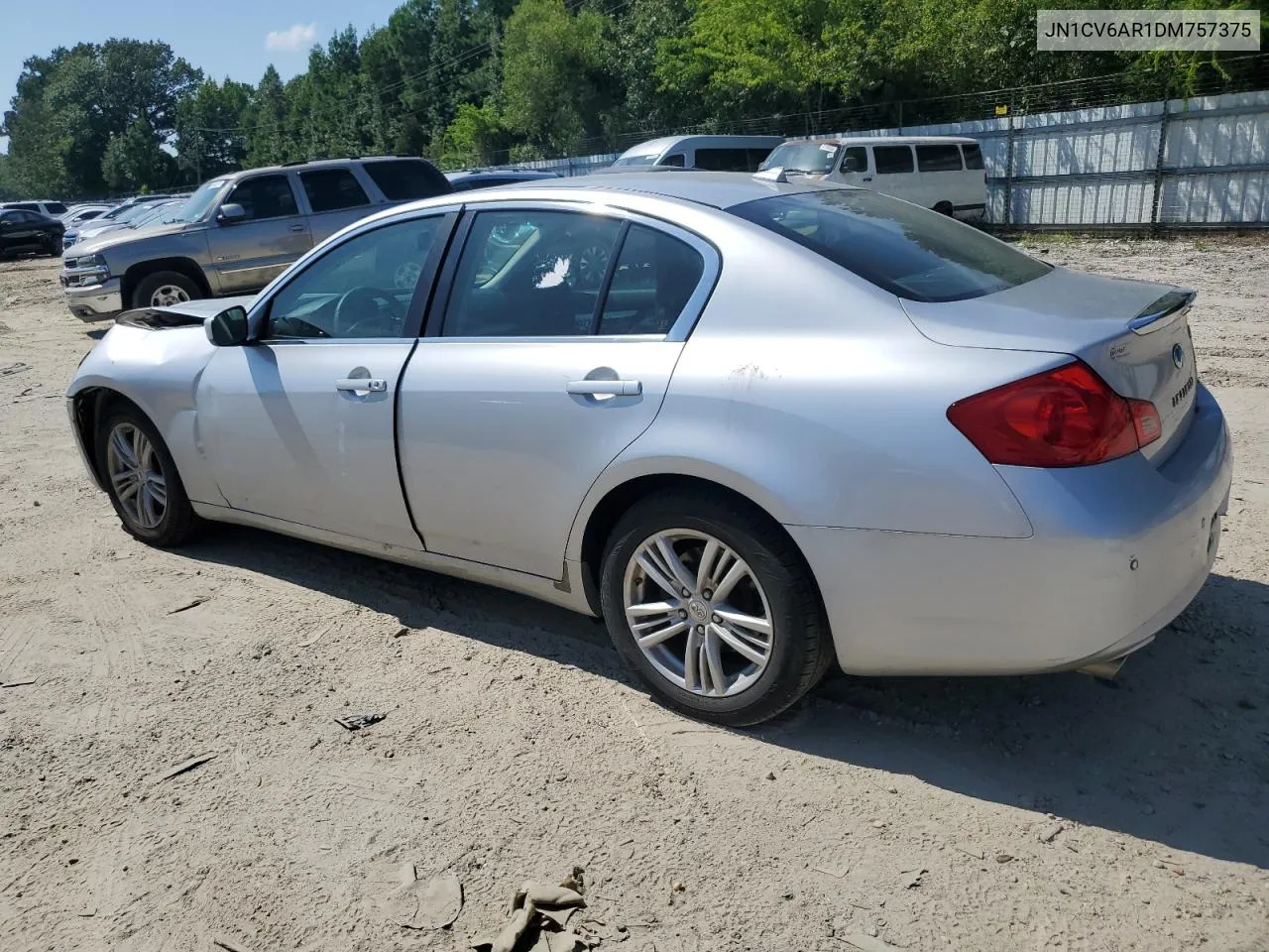 2013 Infiniti G37 VIN: JN1CV6AR1DM757375 Lot: 65393244