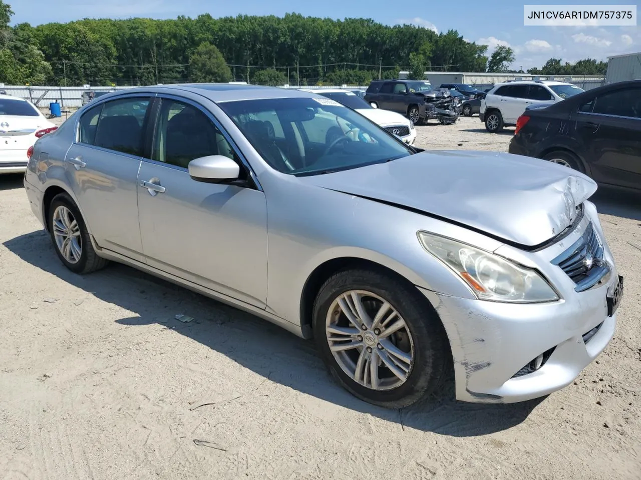 2013 Infiniti G37 VIN: JN1CV6AR1DM757375 Lot: 65393244