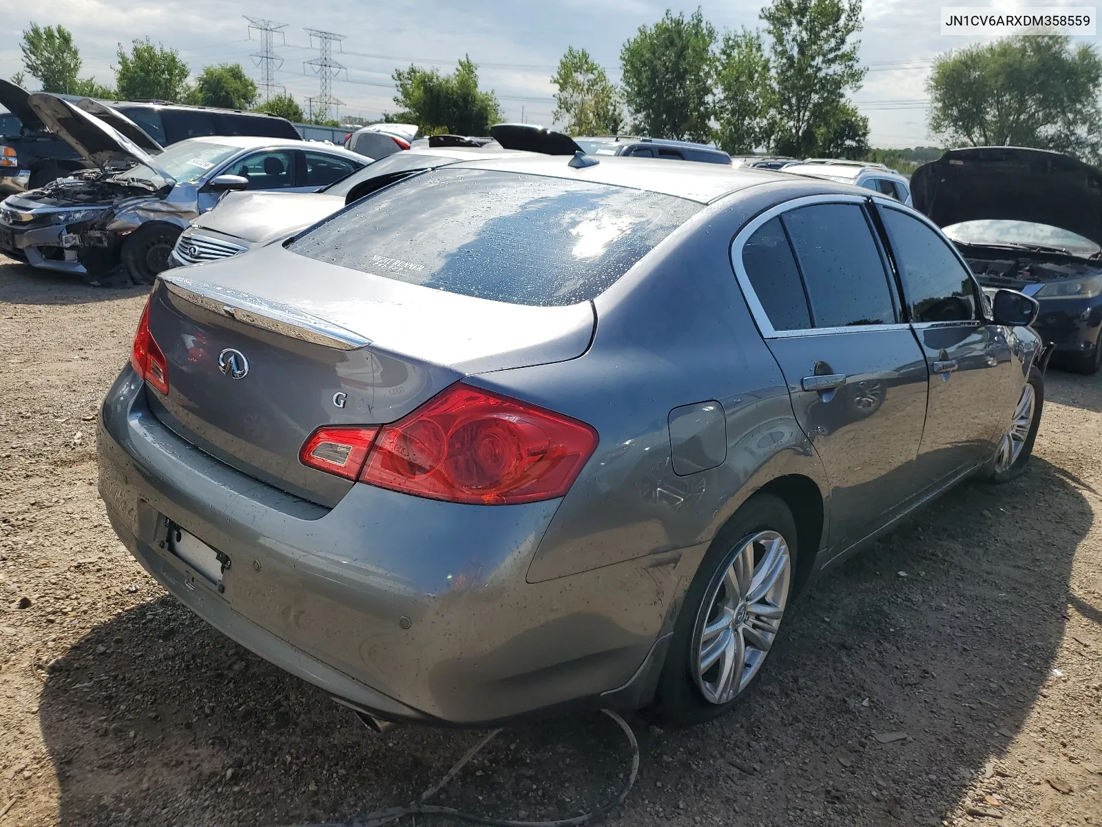 2013 Infiniti G37 VIN: JN1CV6ARXDM358559 Lot: 66938124