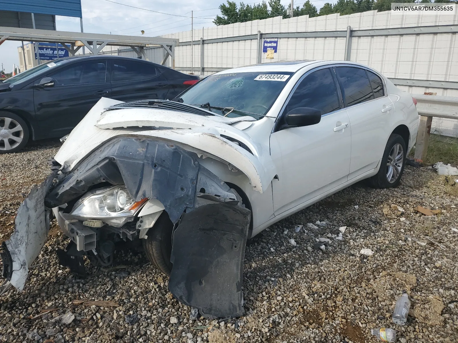 2013 Infiniti G37 VIN: JN1CV6AR7DM355635 Lot: 67493244