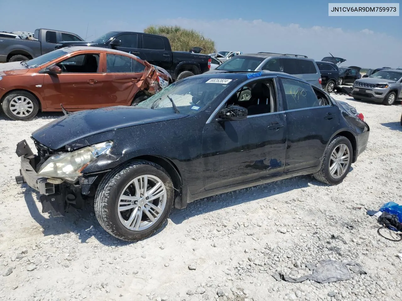 2013 Infiniti G37 VIN: JN1CV6AR9DM759973 Lot: 68252824