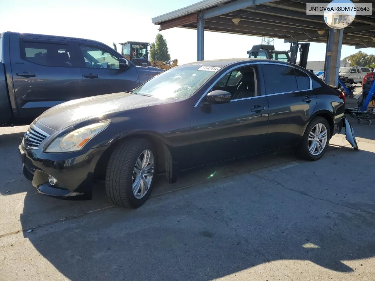 2013 Infiniti G37 VIN: JN1CV6AR8DM752643 Lot: 69947414