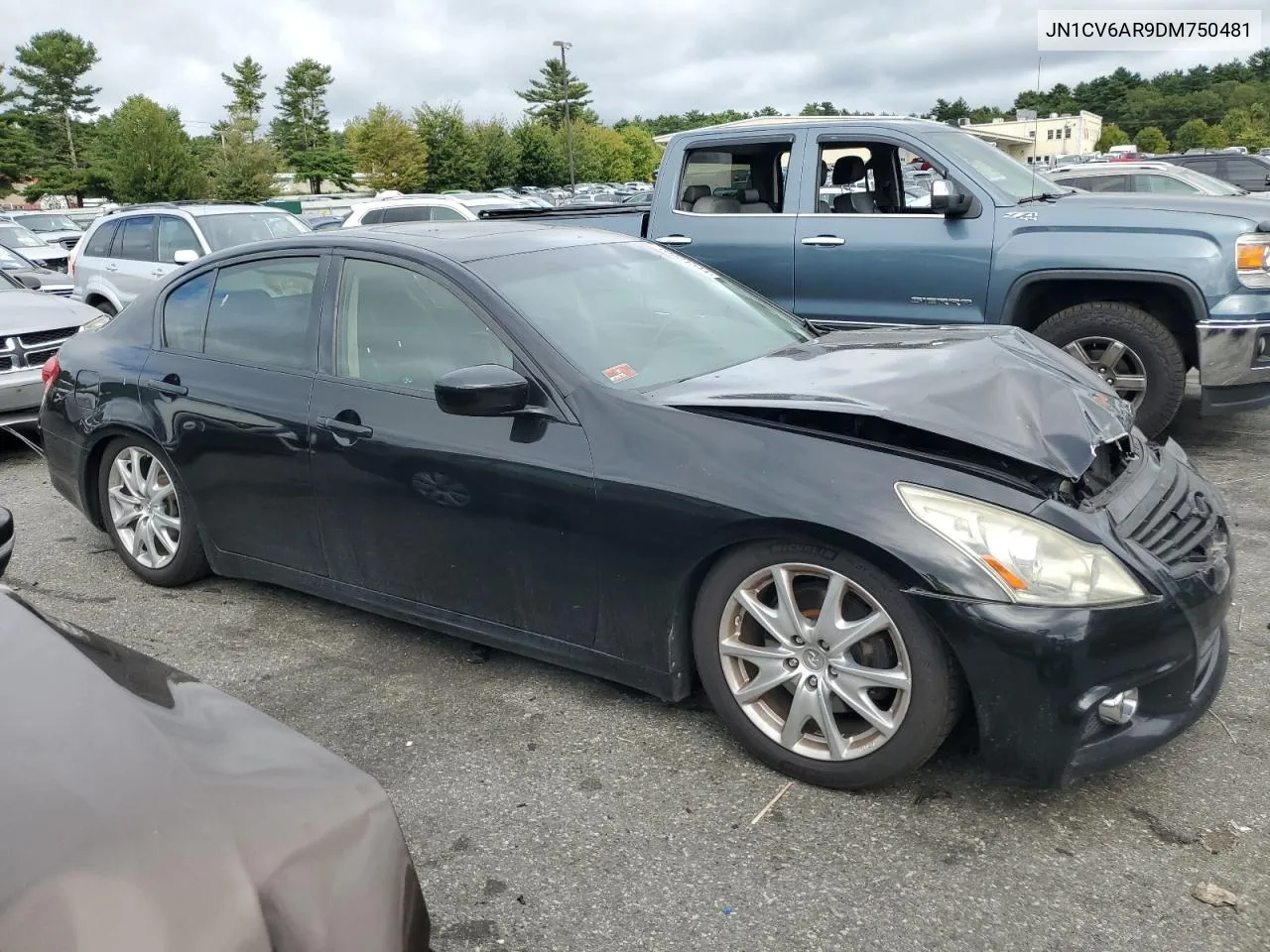 2013 Infiniti G37 VIN: JN1CV6AR9DM750481 Lot: 70001544