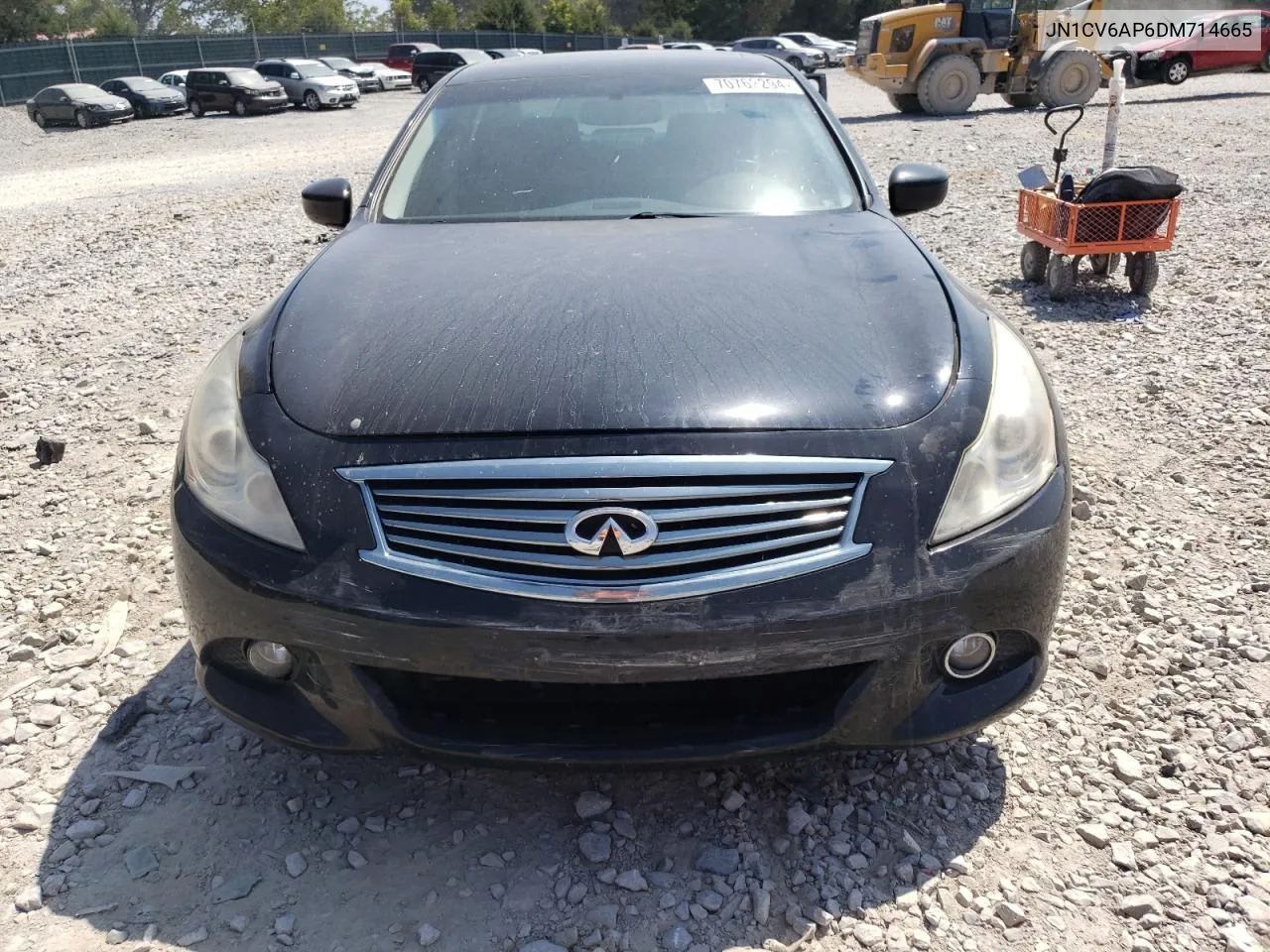 2013 Infiniti G37 Base VIN: JN1CV6AP6DM714665 Lot: 70762294