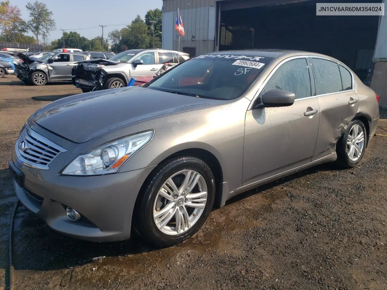 2013 Infiniti G37 VIN: JN1CV6AR6DM354024 Lot: 70962684