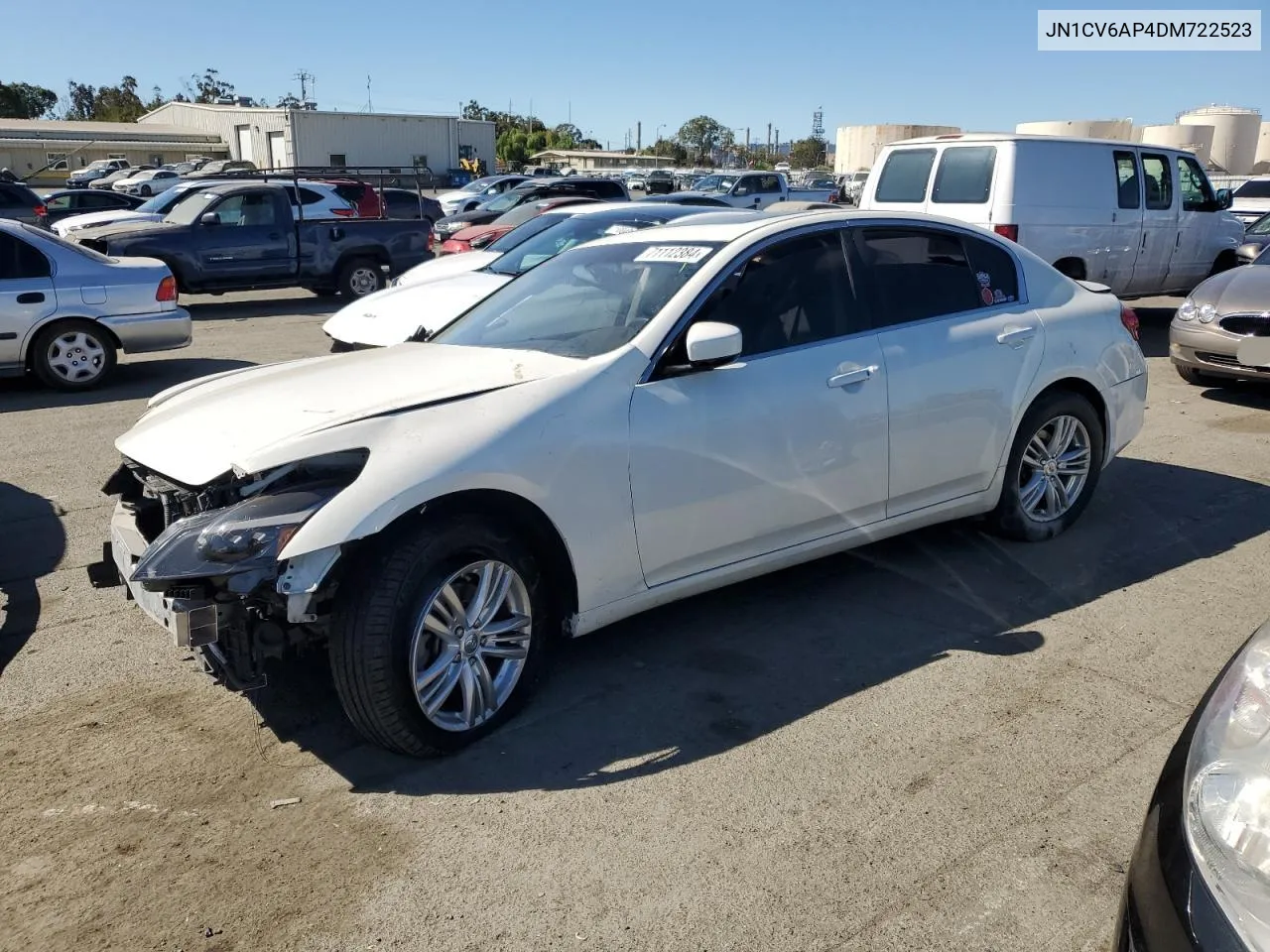 2013 Infiniti G37 Base VIN: JN1CV6AP4DM722523 Lot: 71112384