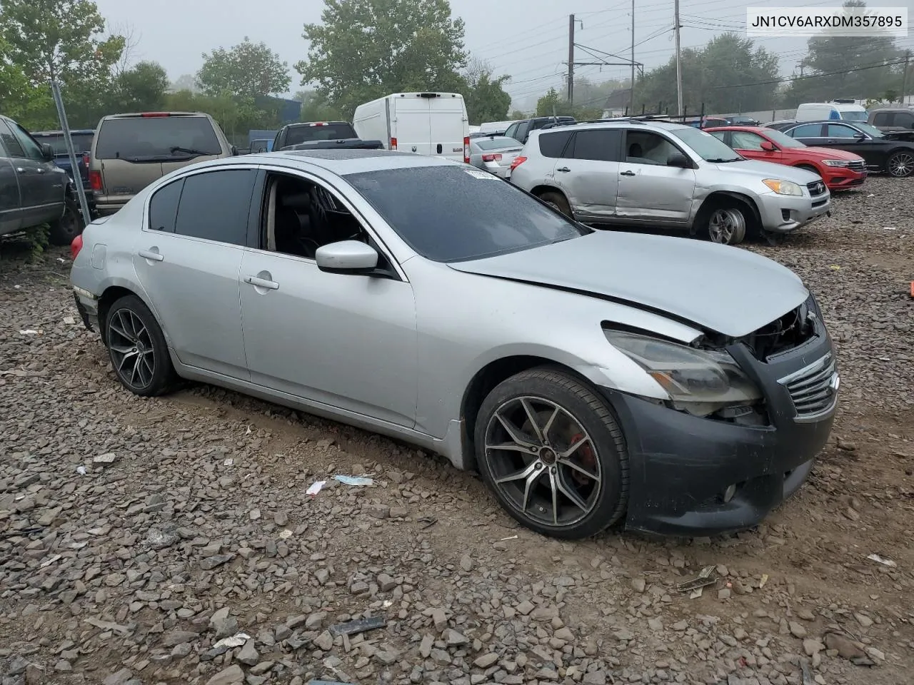 2013 Infiniti G37 VIN: JN1CV6ARXDM357895 Lot: 71156704