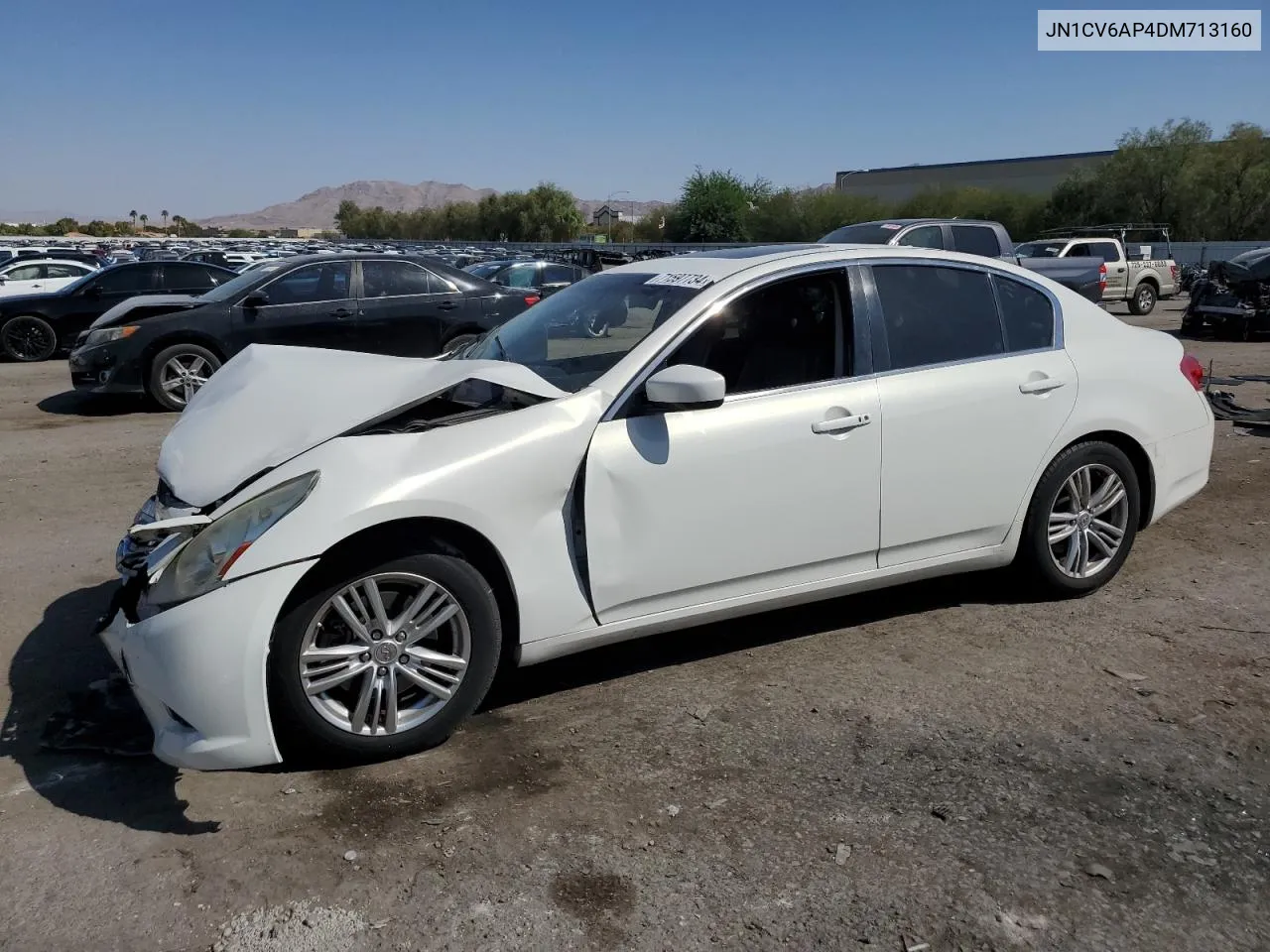 2013 Infiniti G37 Base VIN: JN1CV6AP4DM713160 Lot: 71597734