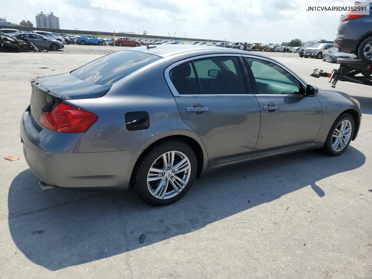 2013 Infiniti G37 VIN: JN1CV6AR9DM352591 Lot: 71885844