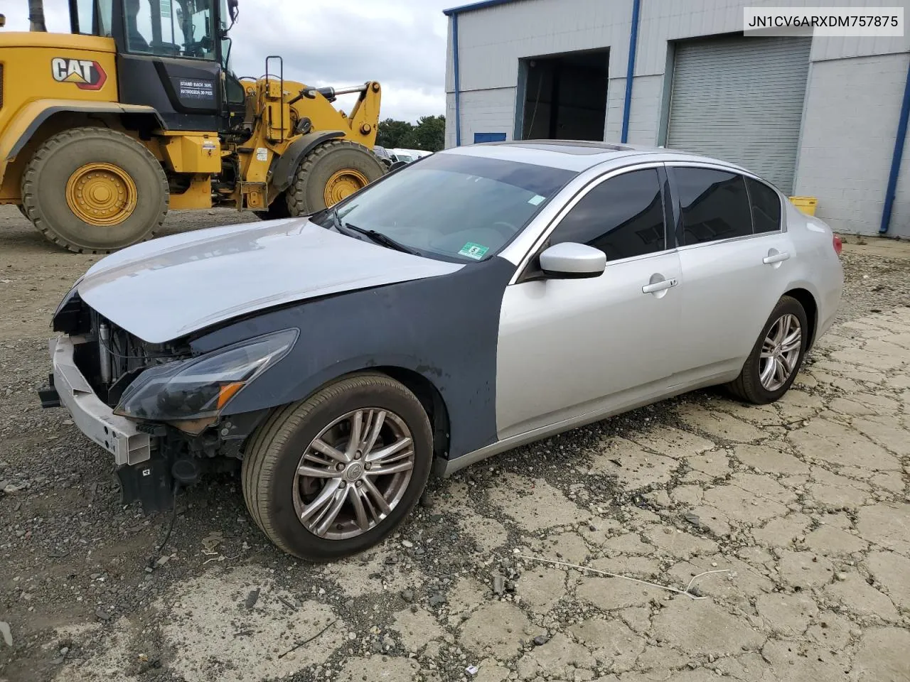 2013 Infiniti G37 VIN: JN1CV6ARXDM757875 Lot: 71890564