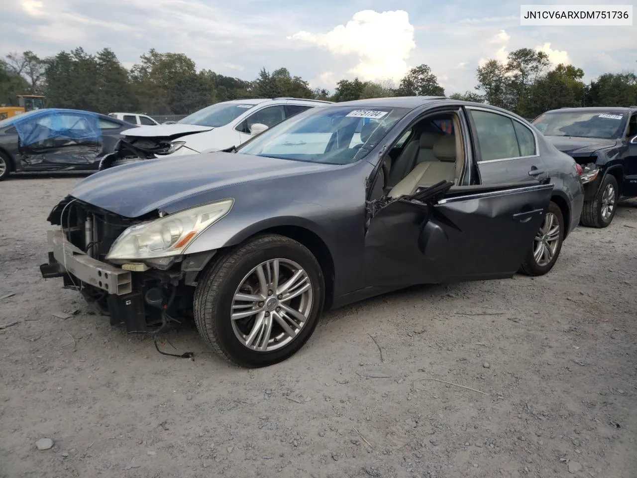 2013 Infiniti G37 VIN: JN1CV6ARXDM751736 Lot: 72751704