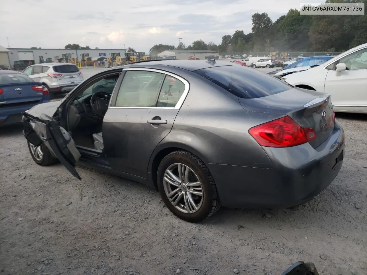 2013 Infiniti G37 VIN: JN1CV6ARXDM751736 Lot: 72751704