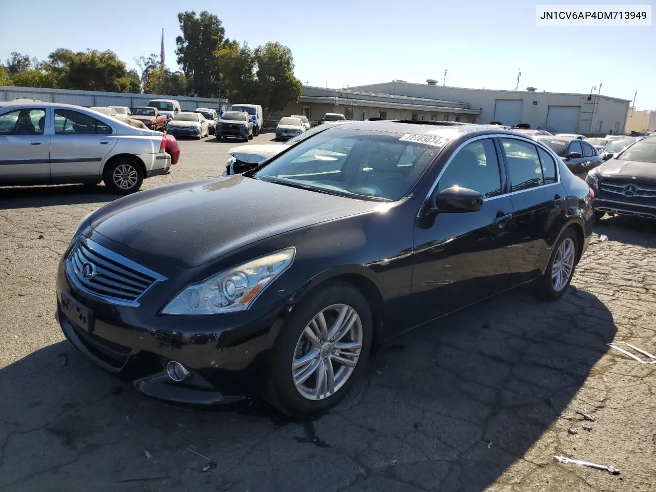 2013 Infiniti G37 Base VIN: JN1CV6AP4DM713949 Lot: 72783874