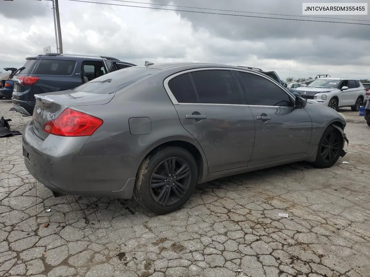 2013 Infiniti G37 VIN: JN1CV6AR5DM355455 Lot: 72792224