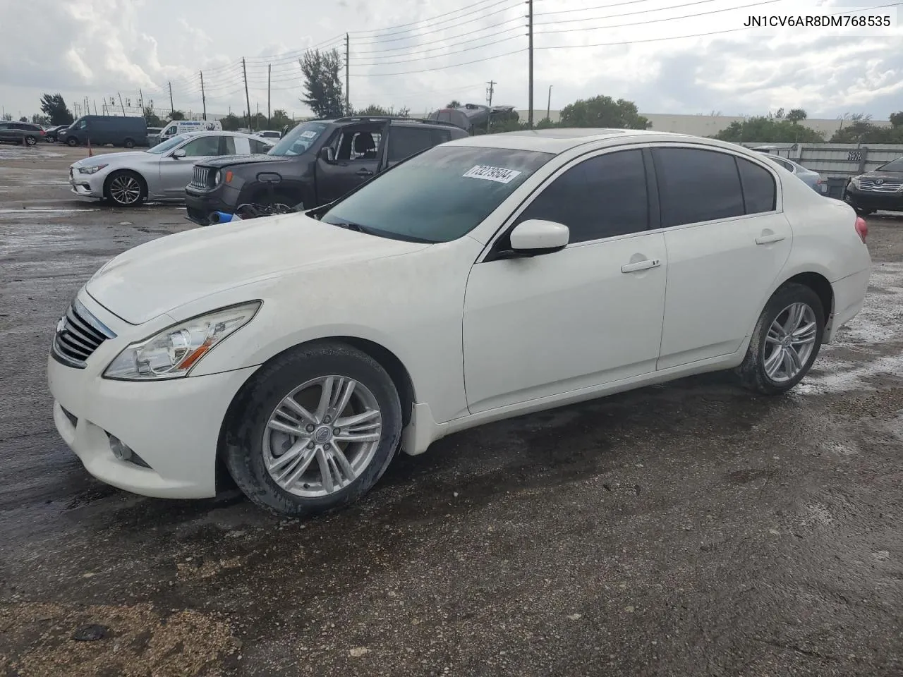 2013 Infiniti G37 VIN: JN1CV6AR8DM768535 Lot: 73279504