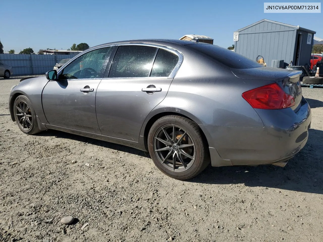 2013 Infiniti G37 Base VIN: JN1CV6AP0DM712314 Lot: 73336944