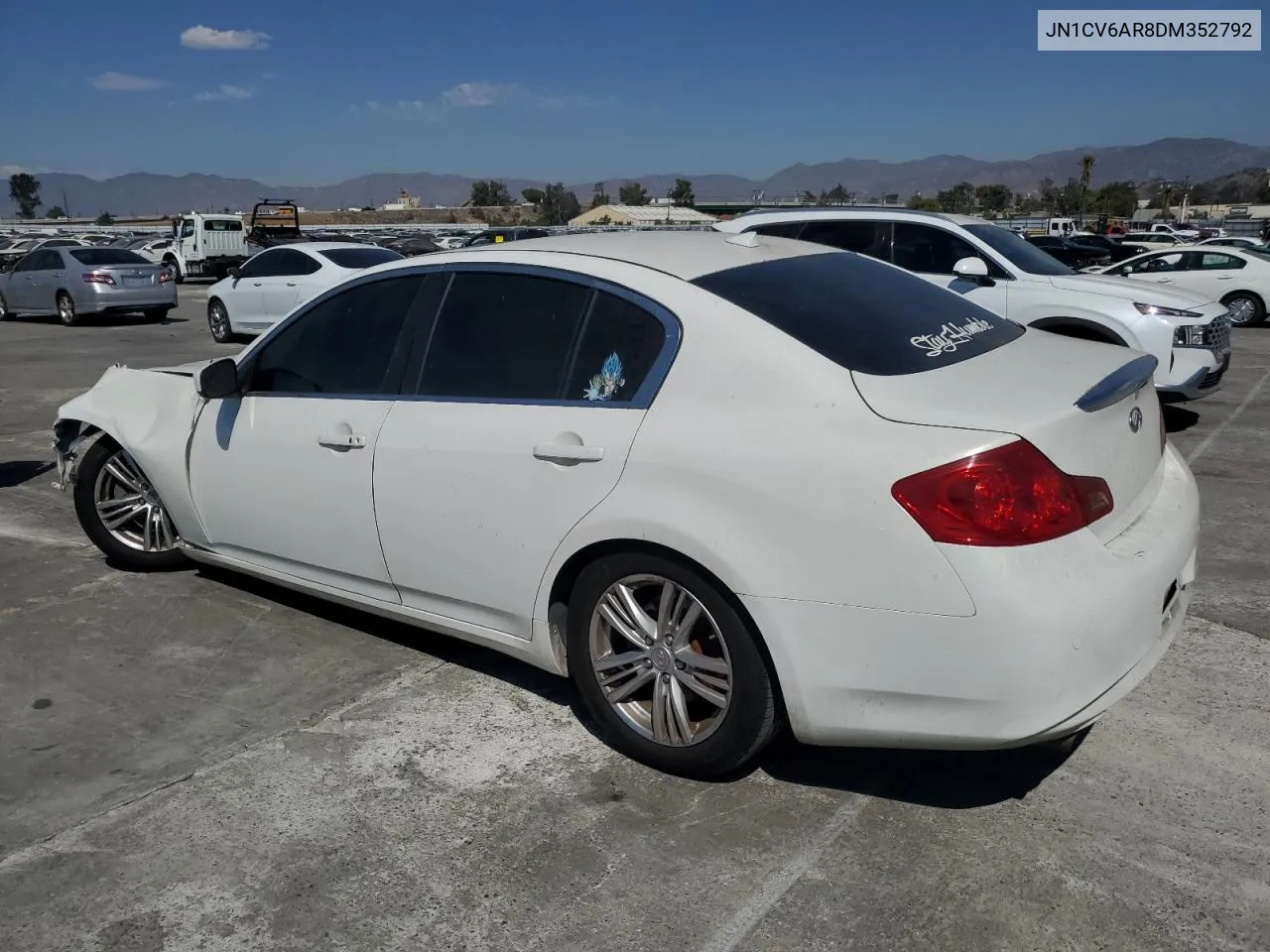 2013 Infiniti G37 VIN: JN1CV6AR8DM352792 Lot: 73545964