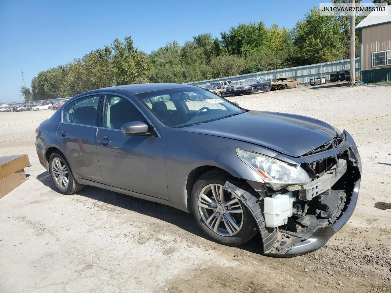 2013 Infiniti G37 VIN: JN1CV6AR7DM355103 Lot: 73756294