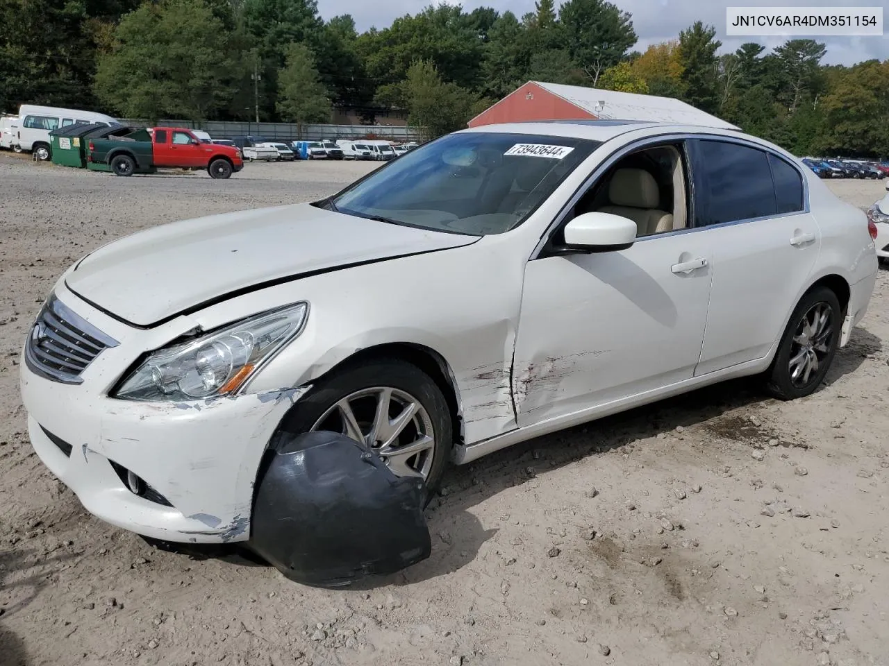 2013 Infiniti G37 VIN: JN1CV6AR4DM351154 Lot: 73943644