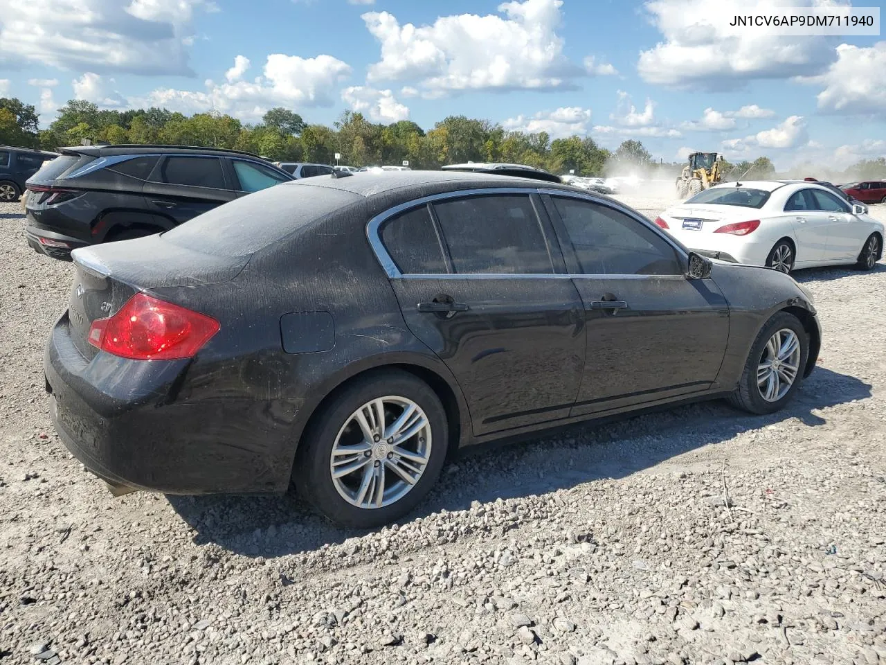 2013 Infiniti G37 Base VIN: JN1CV6AP9DM711940 Lot: 74034534