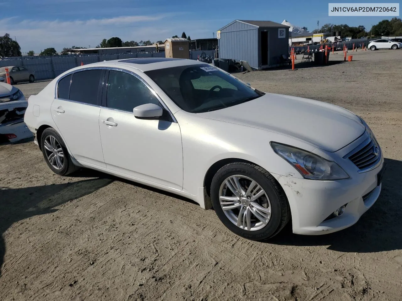 2013 Infiniti G37 Base VIN: JN1CV6AP2DM720642 Lot: 74614354