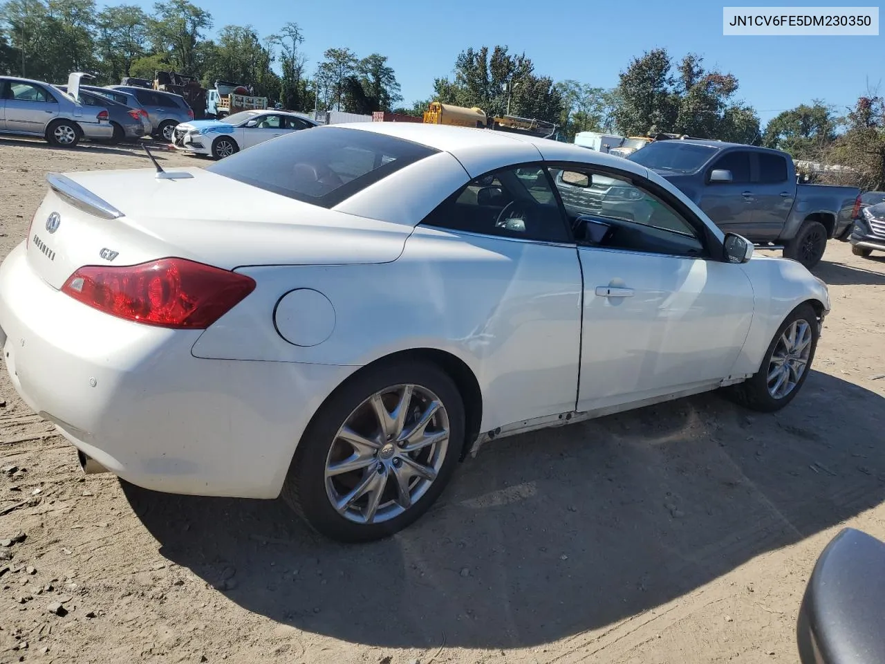 2013 Infiniti G37 Sport VIN: JN1CV6FE5DM230350 Lot: 74678584