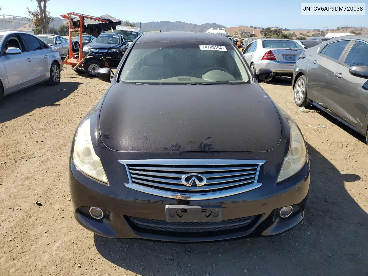 2013 Infiniti G37 Base VIN: JN1CV6AP9DM720038 Lot: 74789194