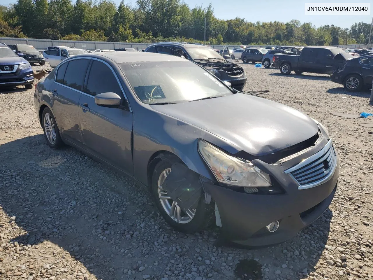 2013 Infiniti G37 Base VIN: JN1CV6AP0DM712040 Lot: 74827314