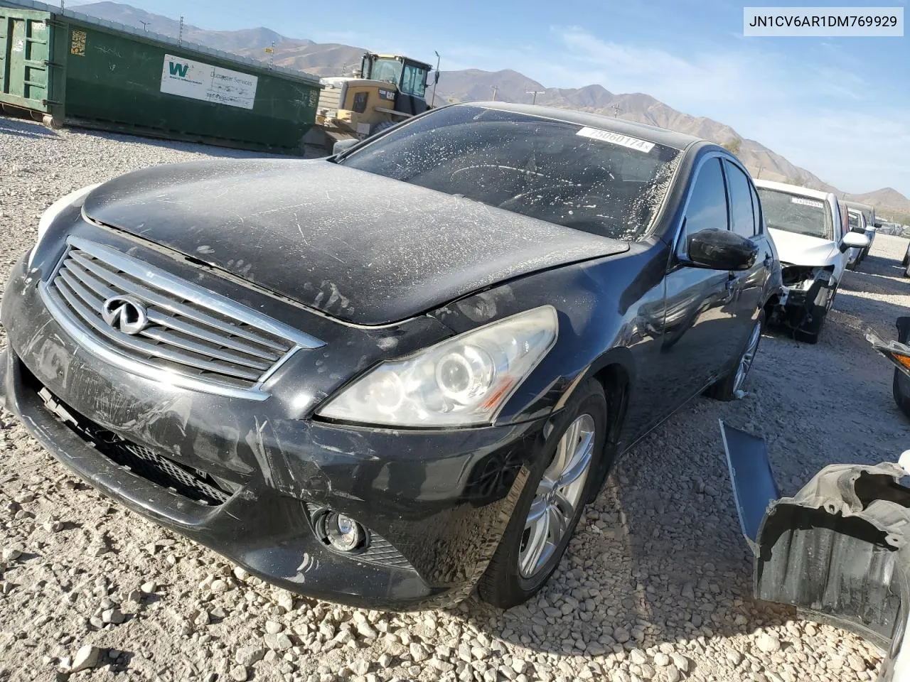 2013 Infiniti G37 VIN: JN1CV6AR1DM769929 Lot: 75060174