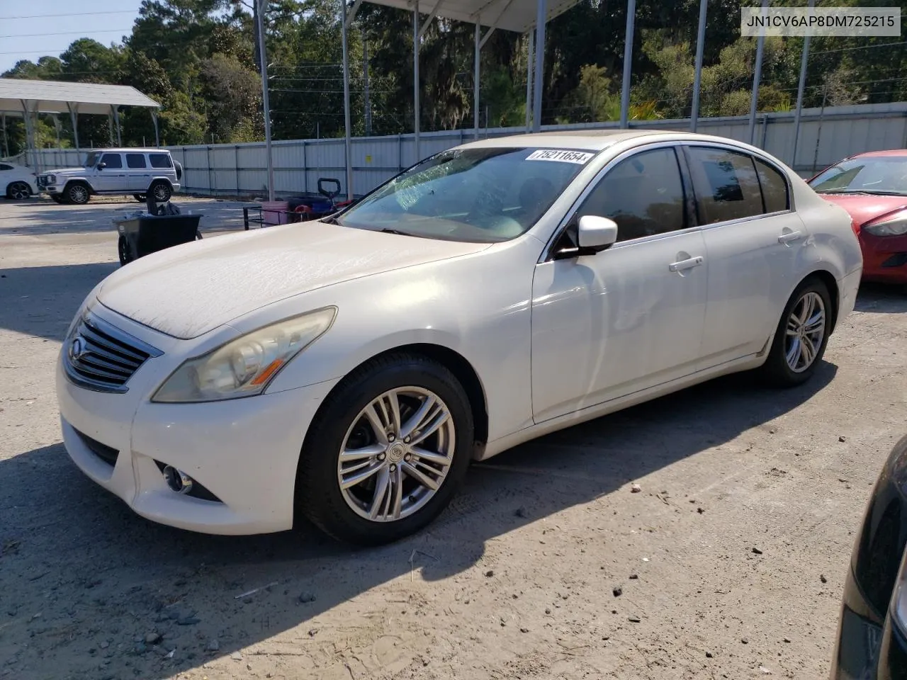 2013 Infiniti G37 Base VIN: JN1CV6AP8DM725215 Lot: 75211654