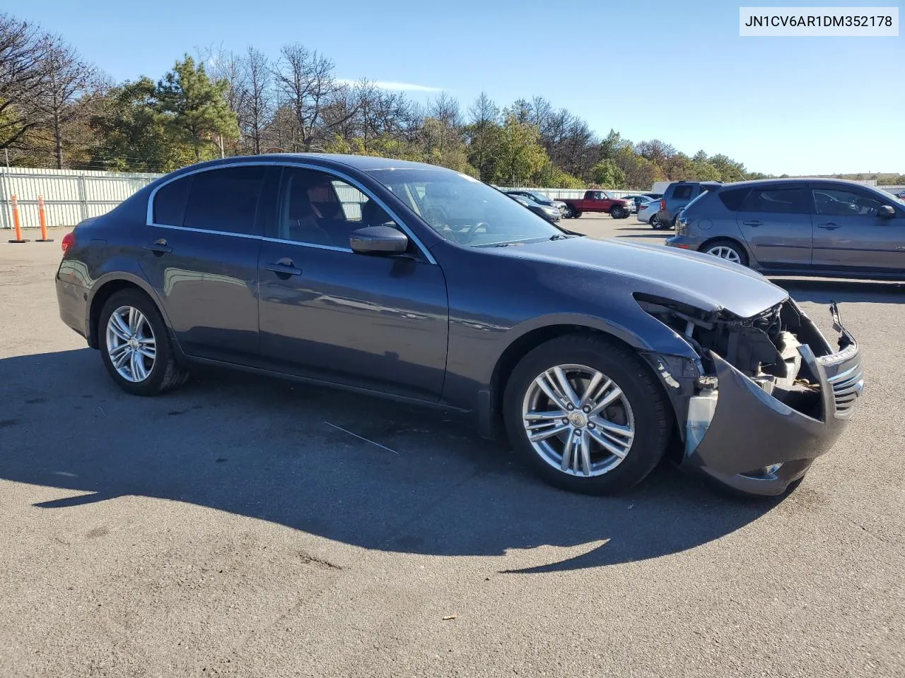 2013 Infiniti G37 VIN: JN1CV6AR1DM352178 Lot: 75220774