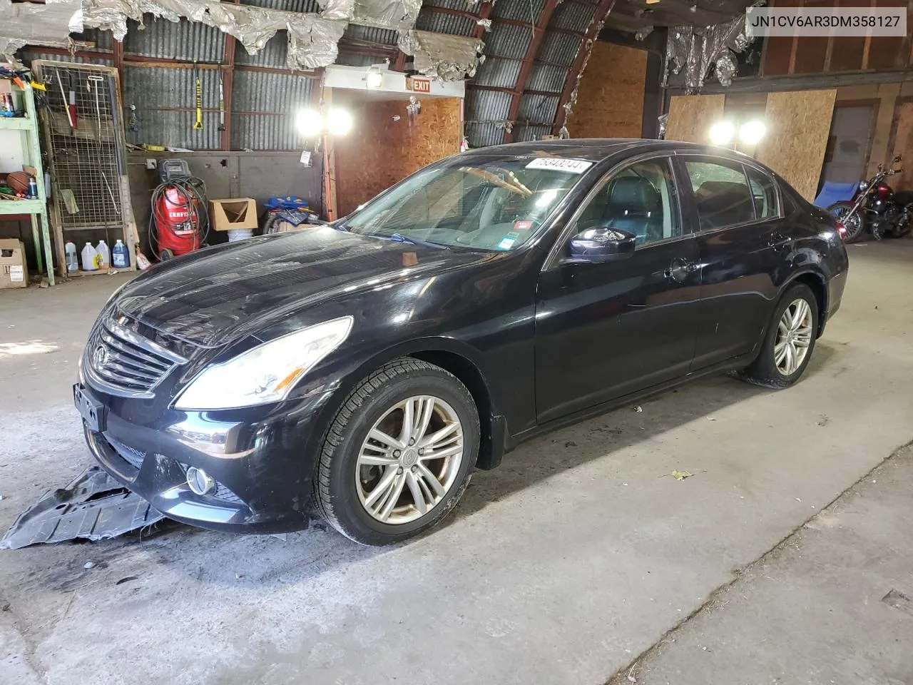 2013 Infiniti G37 VIN: JN1CV6AR3DM358127 Lot: 75343244