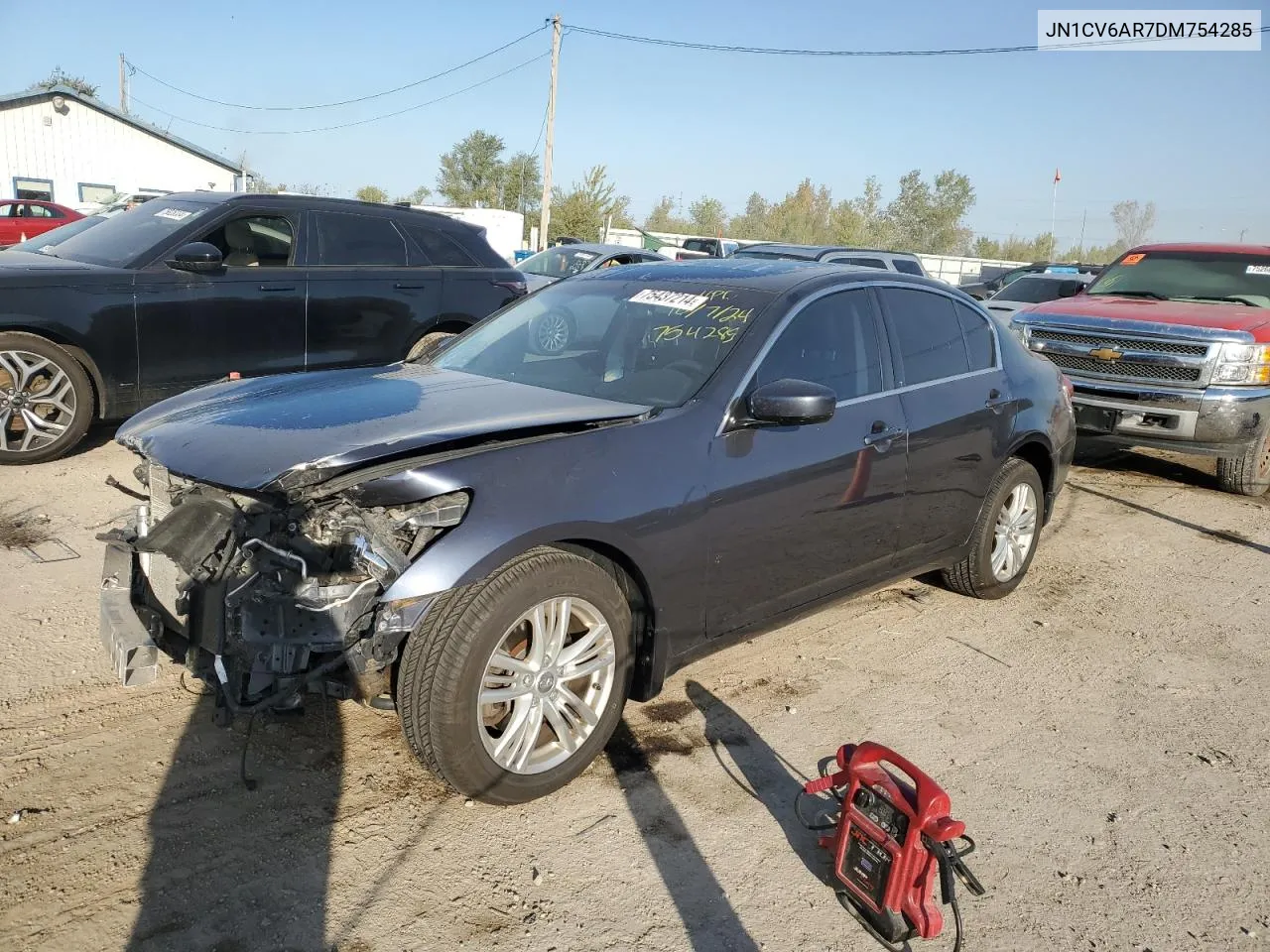 2013 Infiniti G37 VIN: JN1CV6AR7DM754285 Lot: 75437214