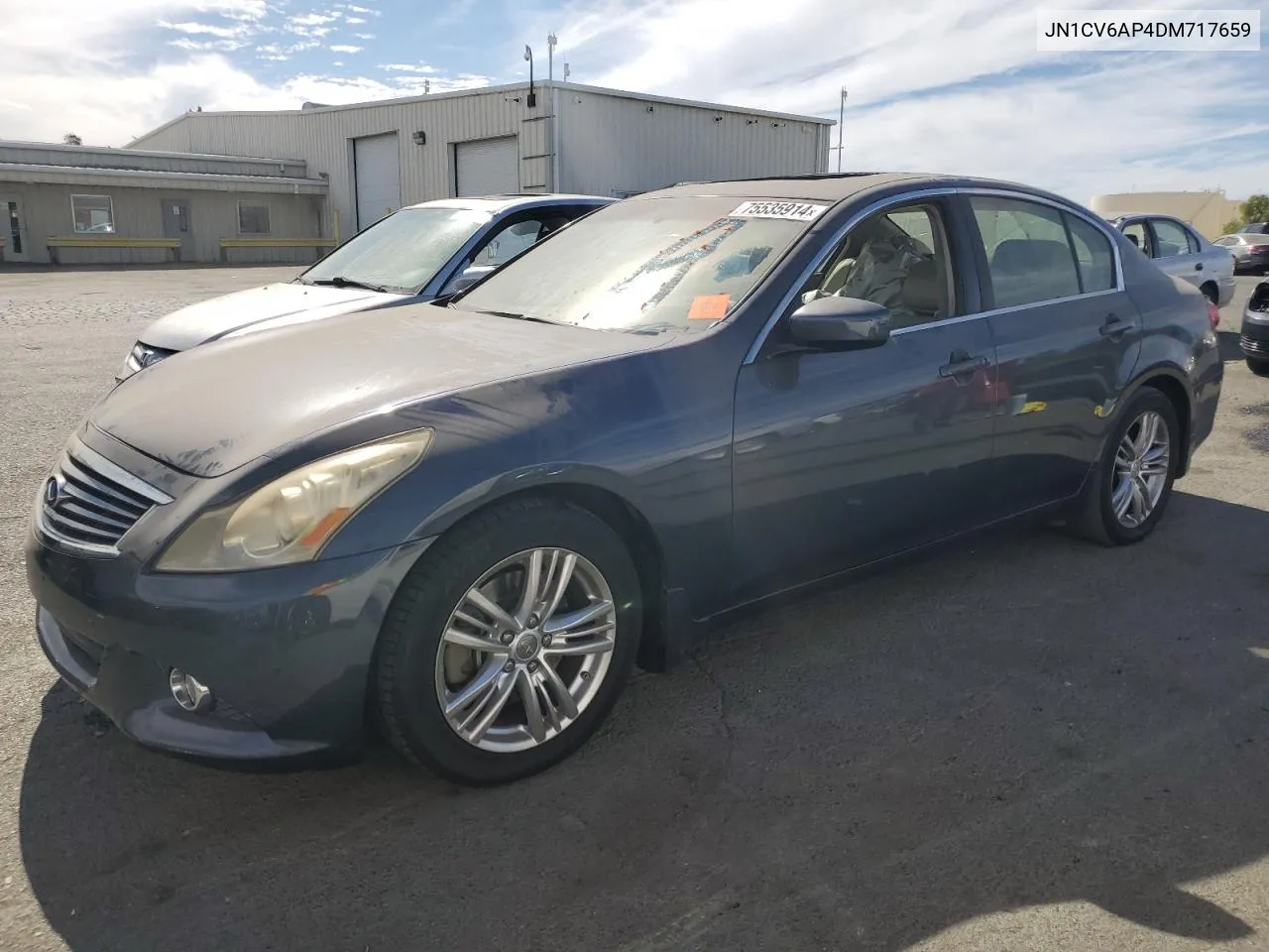 2013 Infiniti G37 Base VIN: JN1CV6AP4DM717659 Lot: 75535914