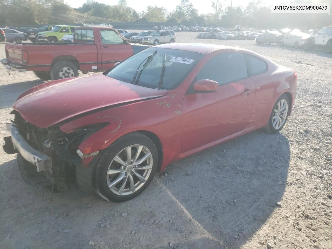 2013 Infiniti G37 Journey VIN: JN1CV6EKXDM900479 Lot: 75555464