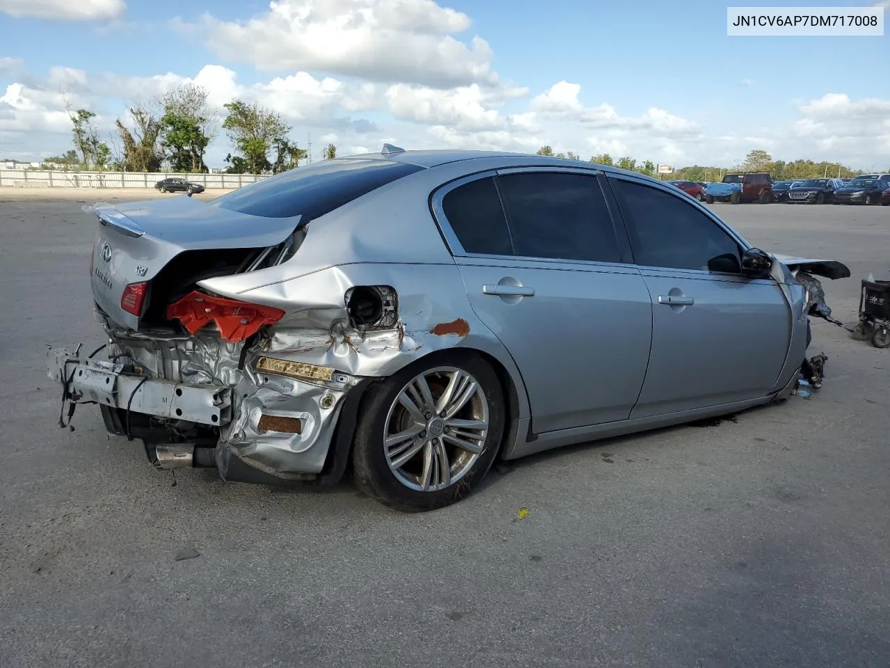 2013 Infiniti G37 Base VIN: JN1CV6AP7DM717008 Lot: 75584834