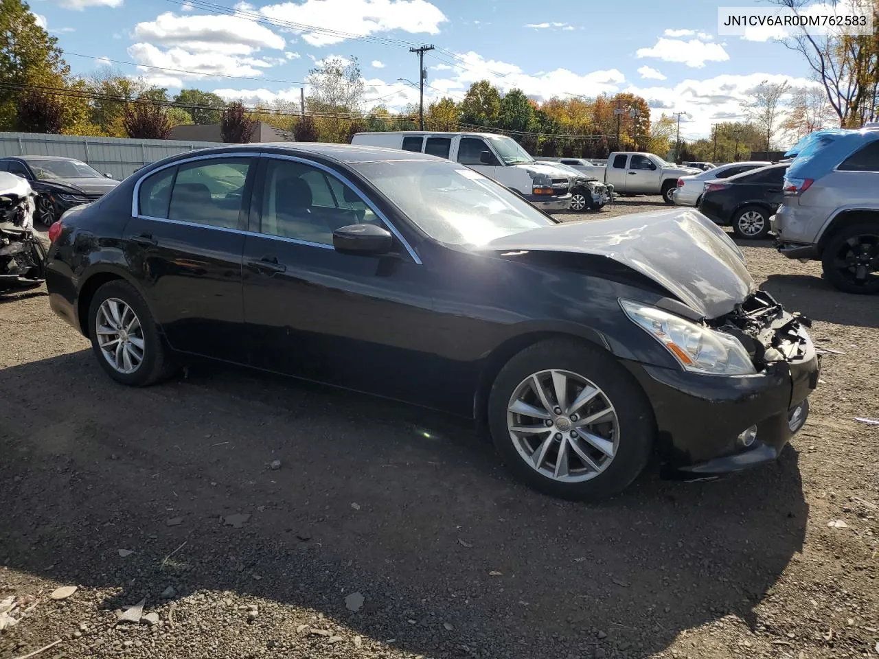 2013 Infiniti G37 VIN: JN1CV6AR0DM762583 Lot: 75772274