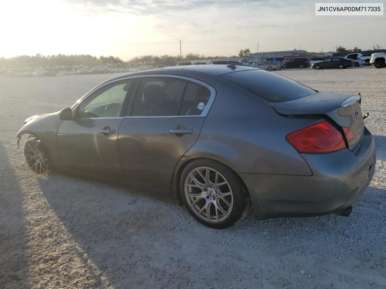 2013 Infiniti G37 Base VIN: JN1CV6AP0DM717335 Lot: 76152064